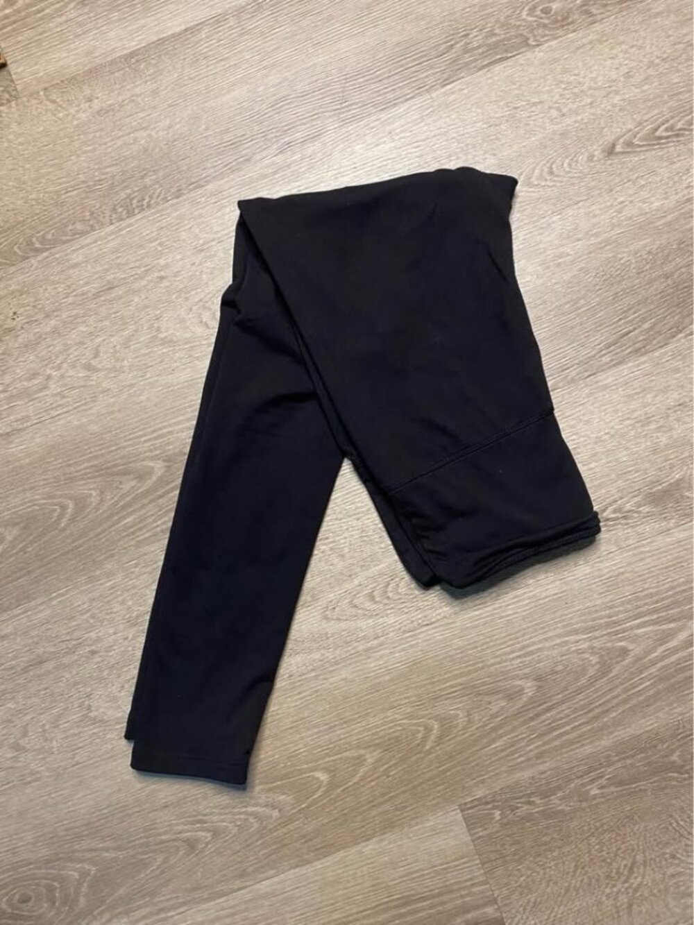 Suzette Collection Black Sherpa Lined Cozy Warm Stretch Leggings Fits Smal